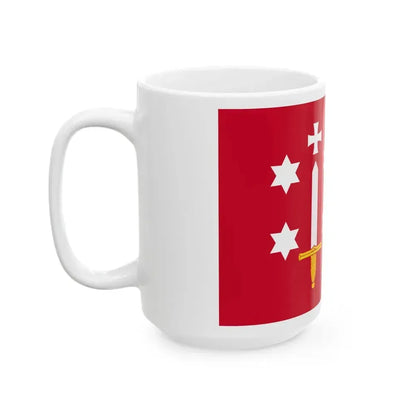 Flag of Haarlem the capital of the province of North Holland Netherlands - White Coffee Mug - Go Mug Yourself