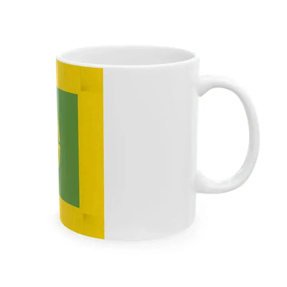 Flag of Haboro Hokkaido fringed (Japan) White Coffee Mug - Go Mug Yourself