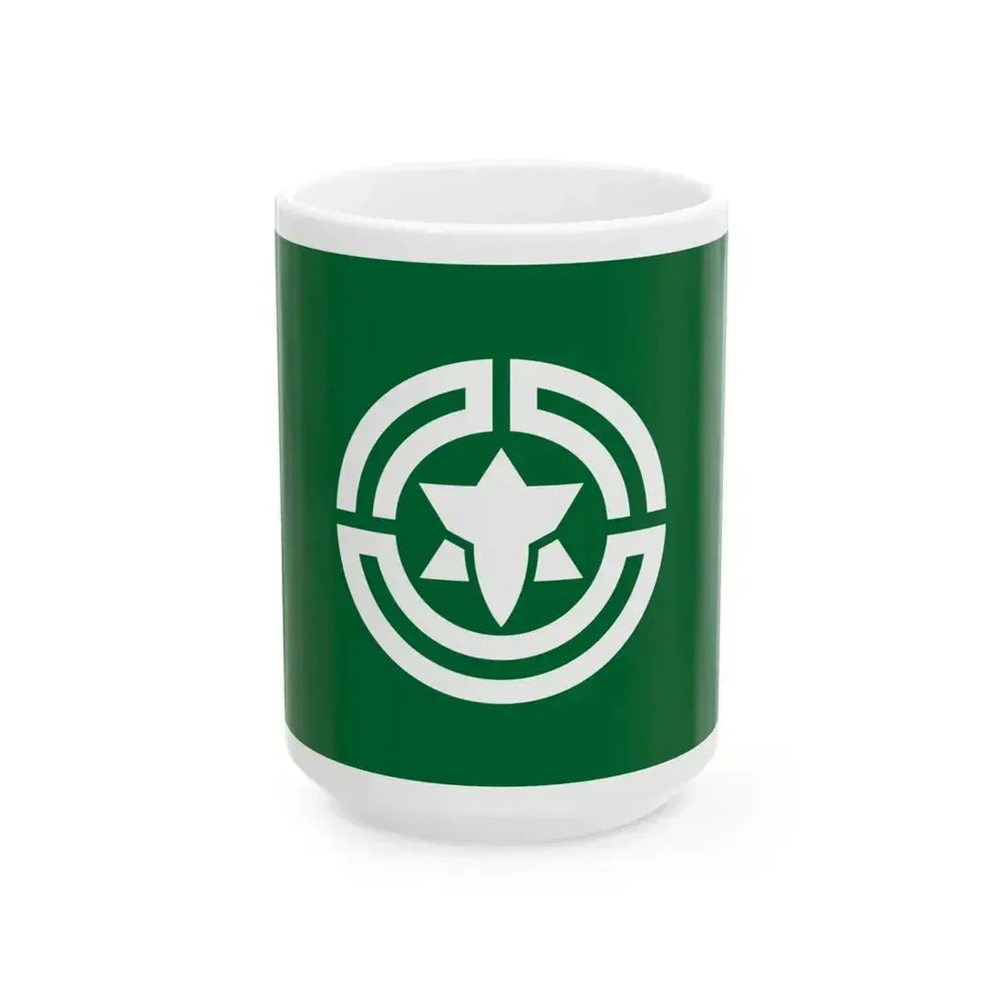 Flag of Haboro Hokkaido (Japan) White Coffee Mug 15oz - Go Mug Yourself