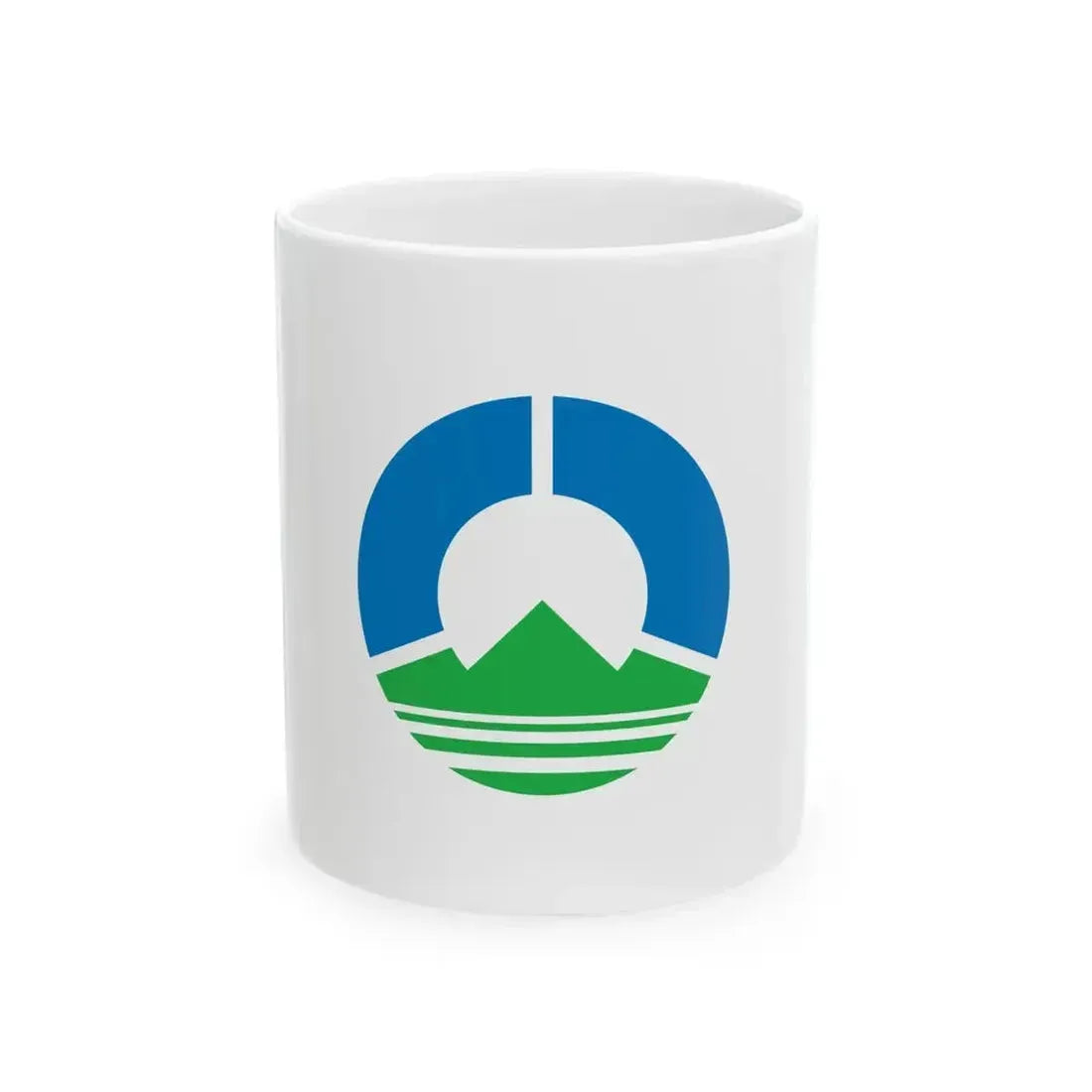 Flag of Hachimantai Iwate (Japan) White Coffee Mug 11oz - Go Mug Yourself