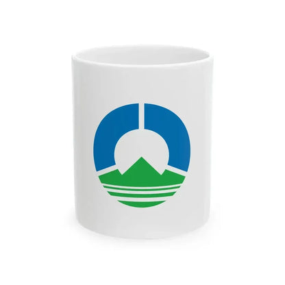 Flag of Hachimantai Iwate (Japan) White Coffee Mug 11oz - Go Mug Yourself