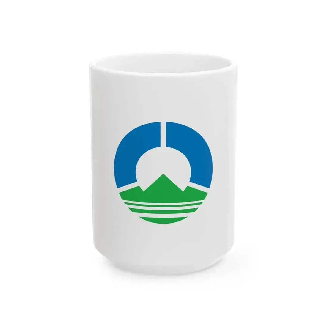 Flag of Hachimantai Iwate (Japan) White Coffee Mug 15oz - Go Mug Yourself