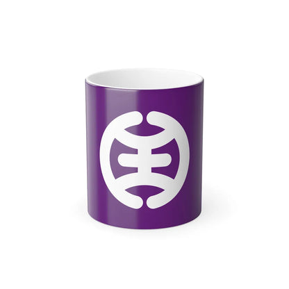 Flag of Hachioji Tokyo Japan - Color Changing Coffee Mug-11oz-Go Mug Yourself