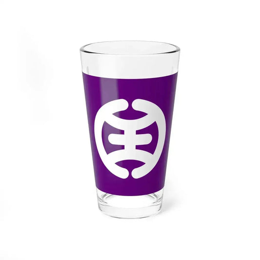 Flag of Hachioji Tokyo Japan - Pint Glass 16oz 16oz - Go Mug Yourself