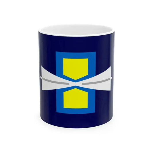 Flag of Hachirogata Akita (Japan) White Coffee Mug 11oz - Go Mug Yourself