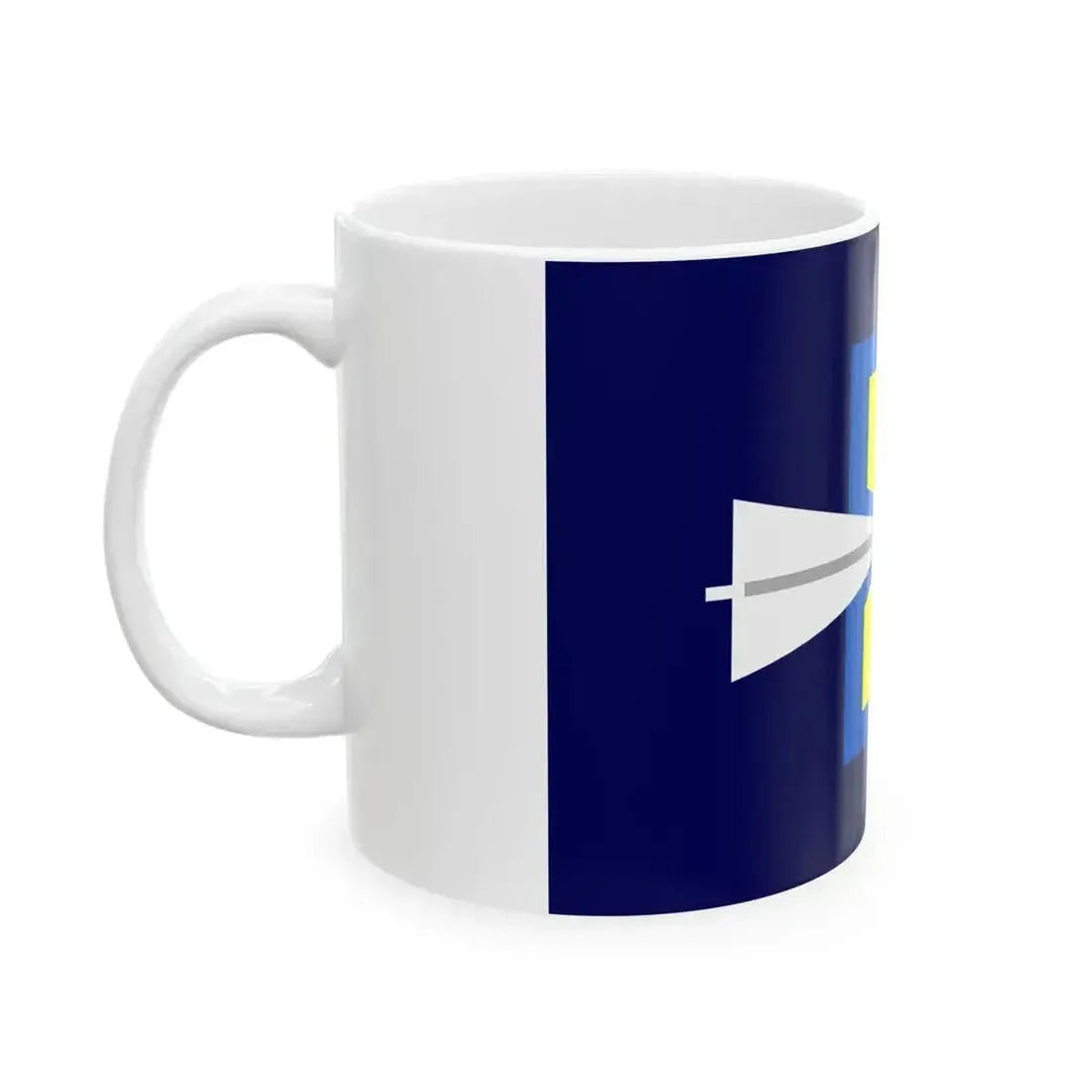 Flag of Hachirogata Akita (Japan) White Coffee Mug - Go Mug Yourself