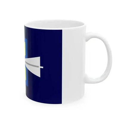 Flag of Hachirogata Akita (Japan) White Coffee Mug - Go Mug Yourself