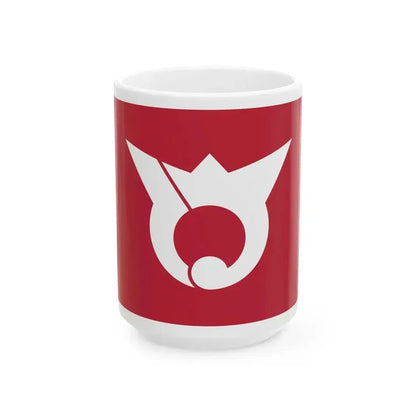 Flag of Haebaru Okinawa (Japan) White Coffee Mug 15oz - Go Mug Yourself