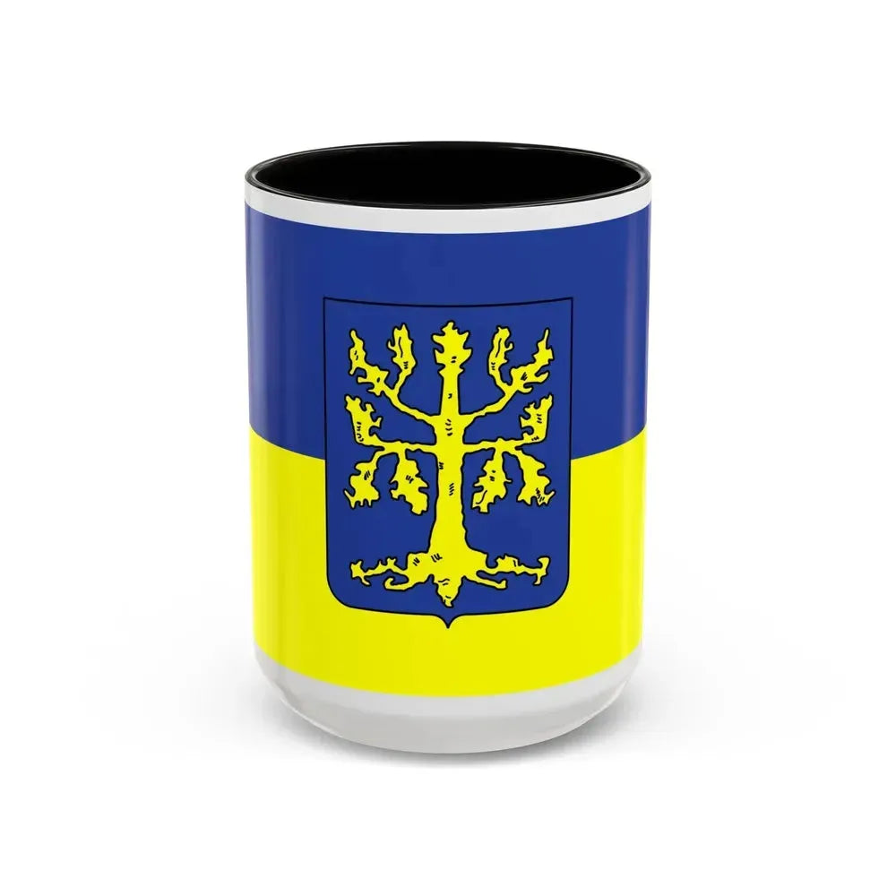 Flag of Hagen Germany - Accent Coffee Mug 15oz Black - Go Mug Yourself
