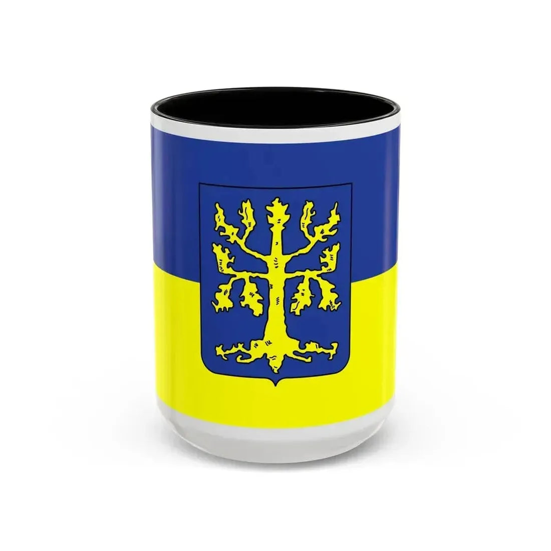 Flag of Hagen Germany - Accent Coffee Mug 15oz Black - Go Mug Yourself