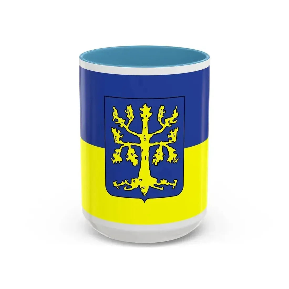 Flag of Hagen Germany - Accent Coffee Mug 15oz Light Blue - Go Mug Yourself