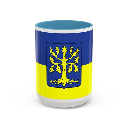 Flag of Hagen Germany - Accent Coffee Mug 15oz Light Blue - Go Mug Yourself