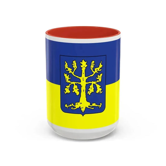 Flag of Hagen Germany - Accent Coffee Mug 15oz Red - Go Mug Yourself