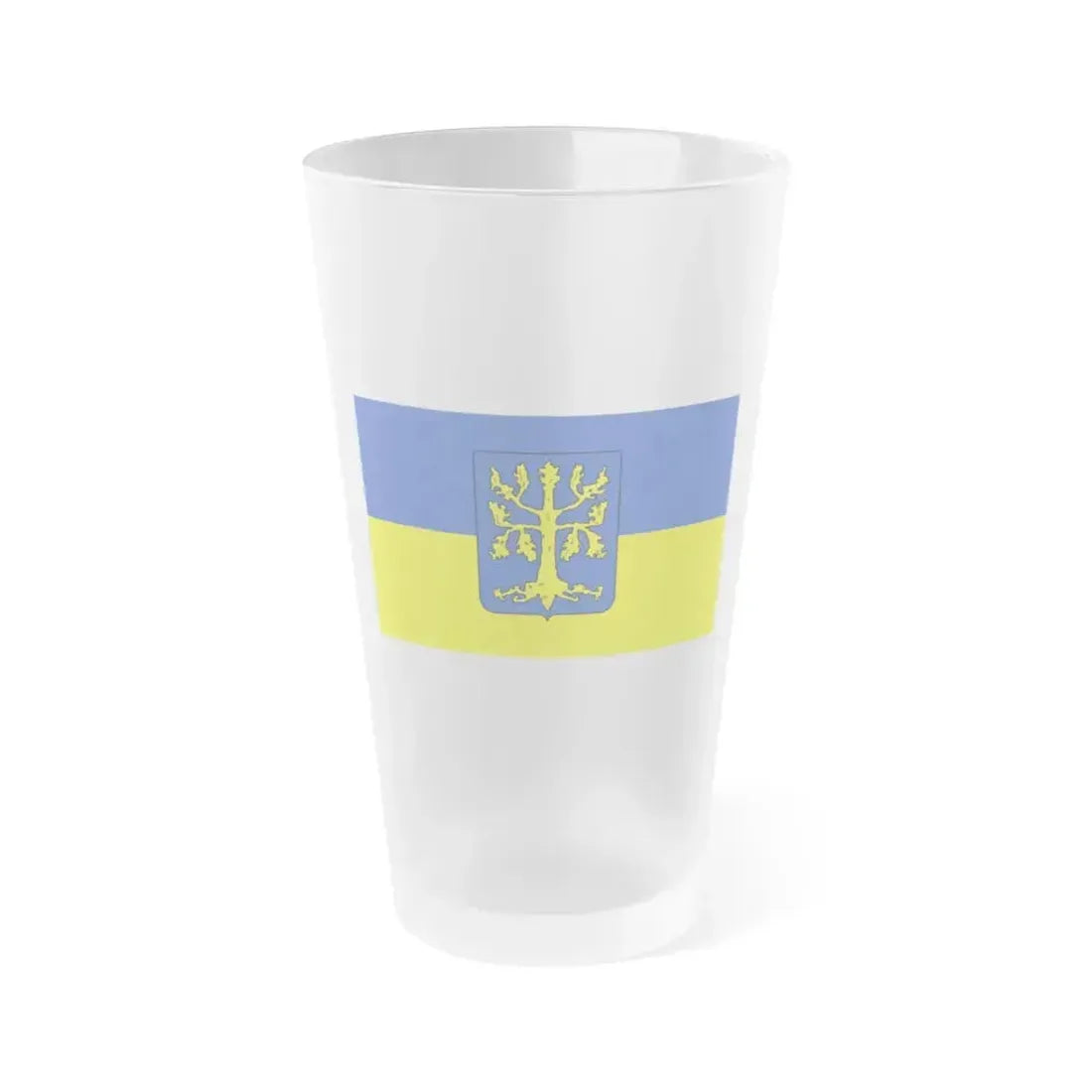 Flag of Hagen Germany - Frosted Pint Glass 16oz 16oz Frosted - Go Mug Yourself