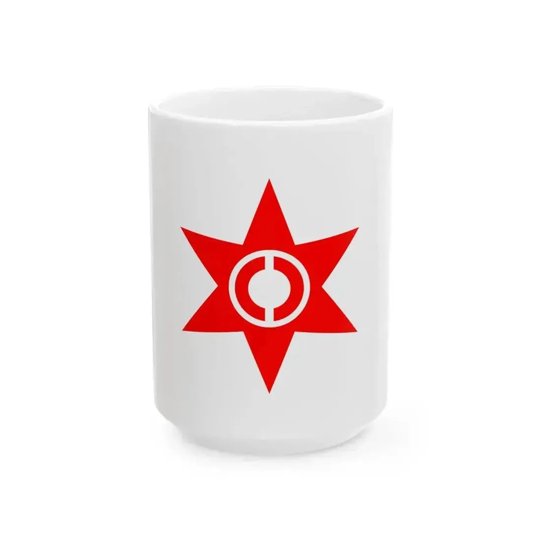 Flag of Hagi Yamaguchi 1934-2005 (Japan) White Coffee Mug 15oz - Go Mug Yourself