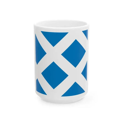 Flag of Hagi Yamaguchi (Japan) White Coffee Mug 15oz - Go Mug Yourself