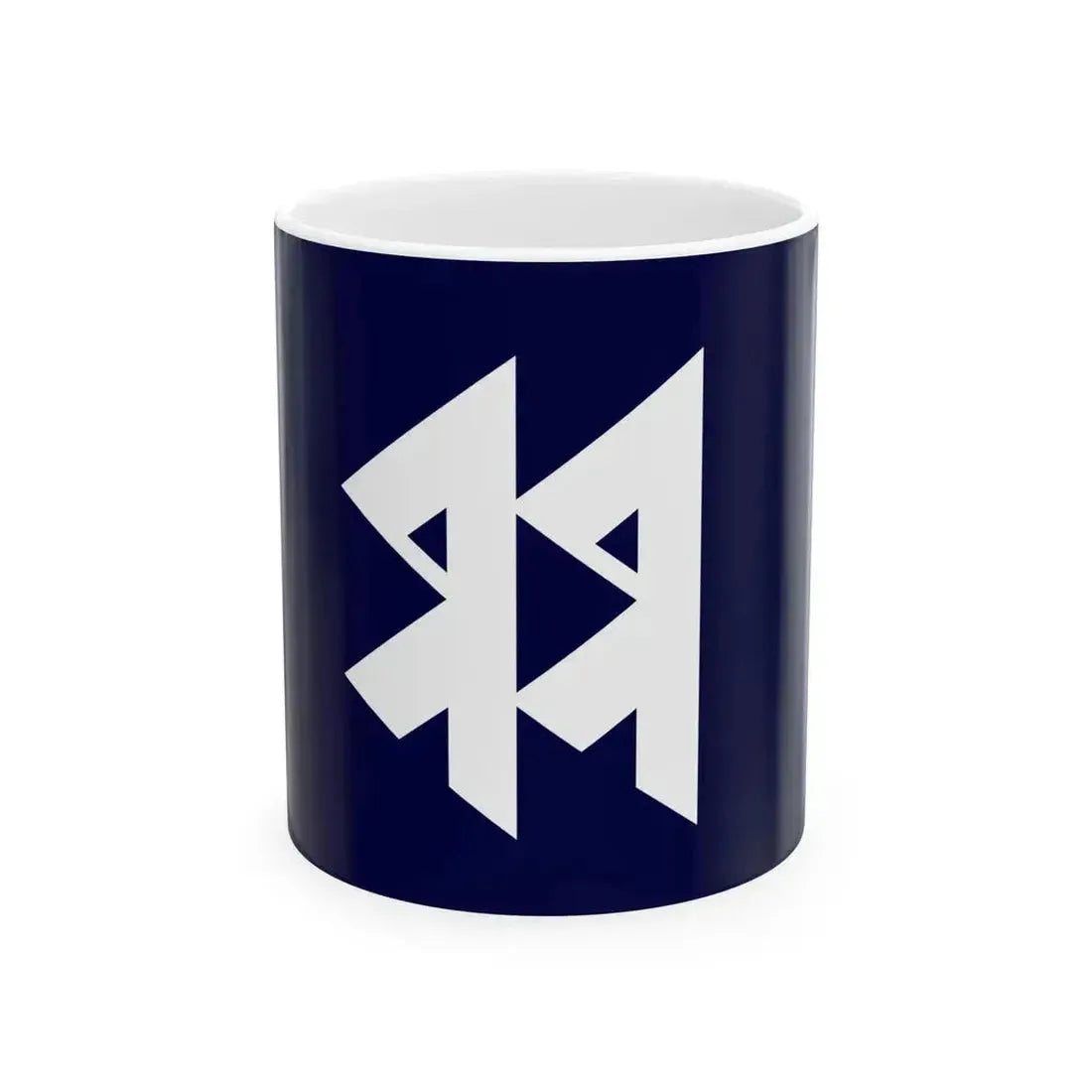 Flag of Haguro Yamagata 1962-2005 (Japan) White Coffee Mug 11oz - Go Mug Yourself