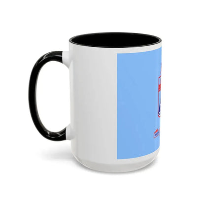Flag of Haifa Israel - Accent Coffee Mug - Go Mug Yourself