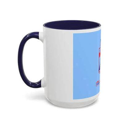Flag of Haifa Israel - Accent Coffee Mug - Go Mug Yourself
