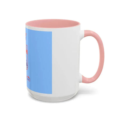 Flag of Haifa Israel - Accent Coffee Mug - Go Mug Yourself