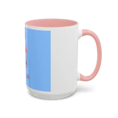 Flag of Haifa Israel - Accent Coffee Mug - Go Mug Yourself