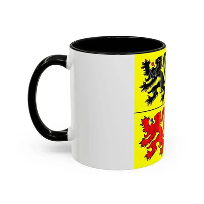 Flag of Hainaut Belgium - Accent Coffee Mug - Go Mug Yourself
