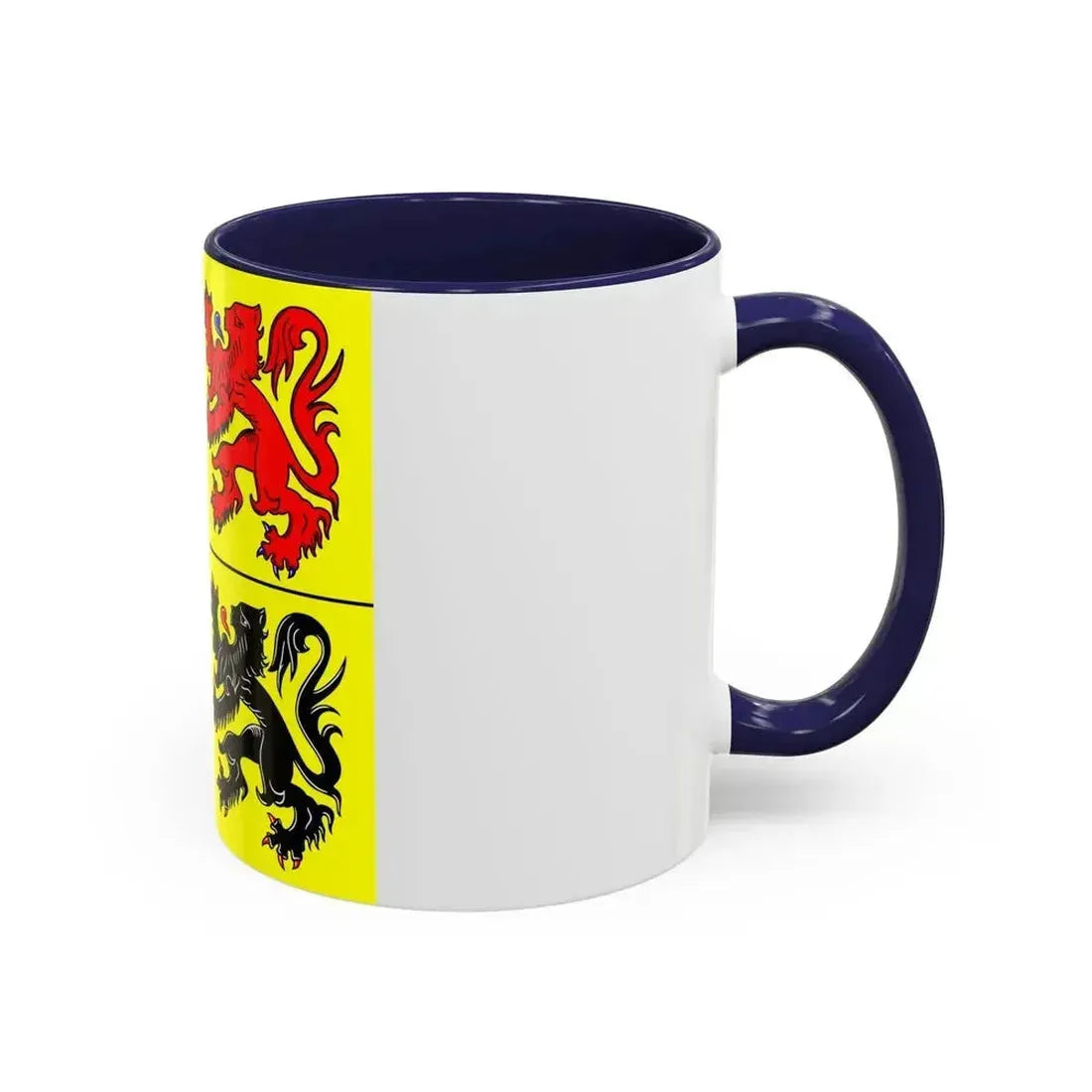 Flag of Hainaut Belgium - Accent Coffee Mug - Go Mug Yourself