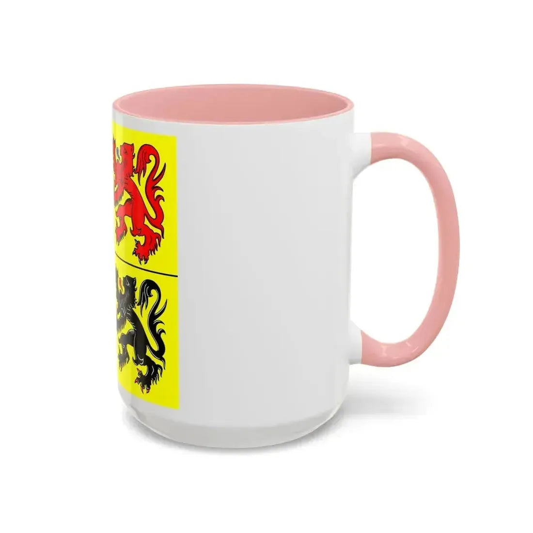 Flag of Hainaut Belgium - Accent Coffee Mug - Go Mug Yourself