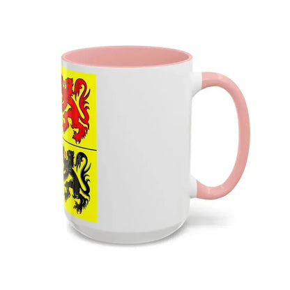 Flag of Hainaut Belgium - Accent Coffee Mug - Go Mug Yourself