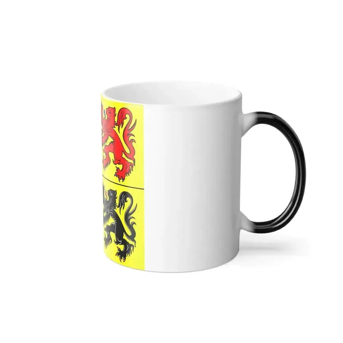 Flag of Hainaut Belgium - Color Changing Coffee Mug - Go Mug Yourself