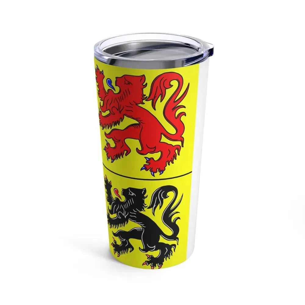 Flag of Hainaut Belgium - Tumbler 20oz - Go Mug Yourself