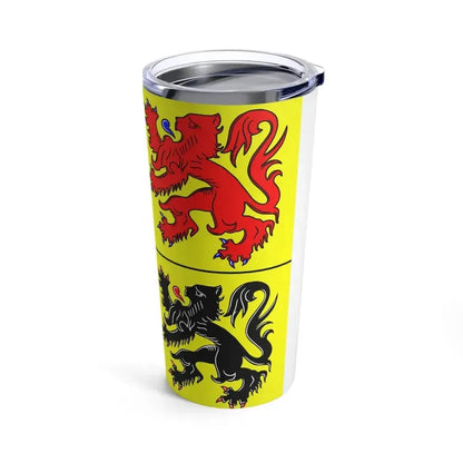 Flag of Hainaut Belgium - Tumbler 20oz - Go Mug Yourself