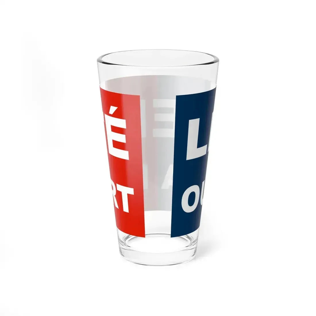 Flag of Haiti 1803-1804 (Haiti) Pint Glass 16oz - Go Mug Yourself