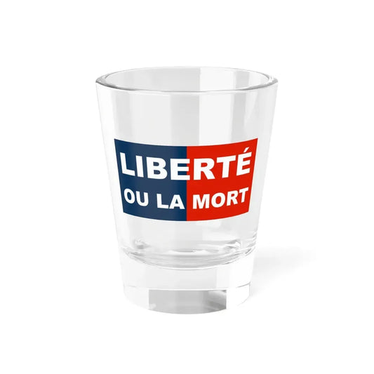Flag of Haiti 1803-1804 (Haiti) Shot Glass 1.5oz 1.5oz - Go Mug Yourself
