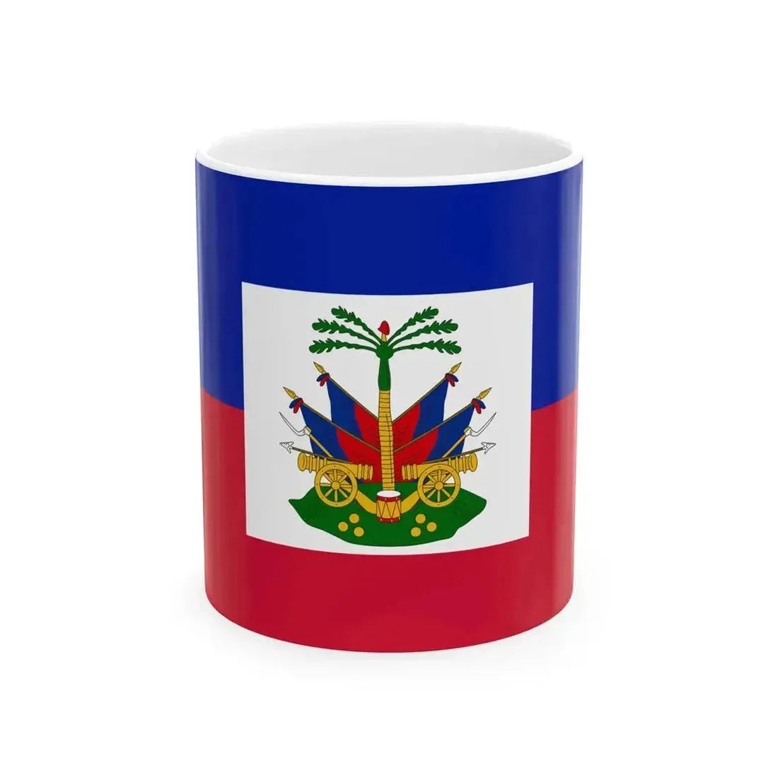 Flag of Haiti 1807-1849 (Haiti) White Coffee Mug 11oz - Go Mug Yourself