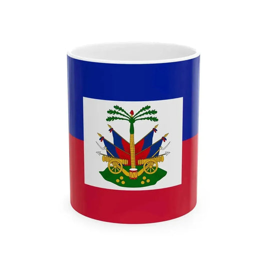 Flag of Haiti 1807-1849 (Haiti) White Coffee Mug 11oz - Go Mug Yourself