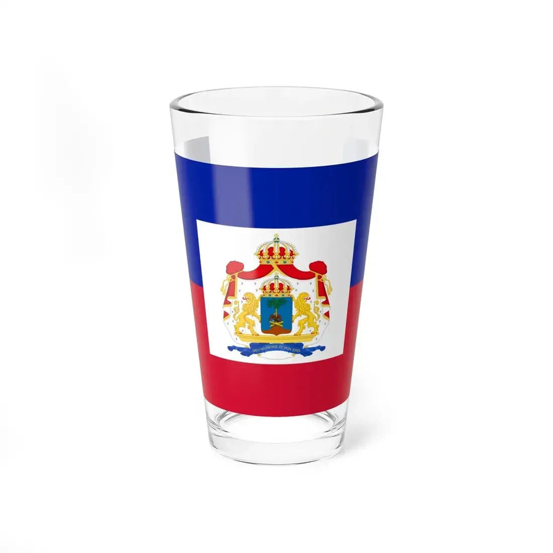 Flag of Haiti 1849-1859 (Haiti) Pint Glass 16oz 16oz - Go Mug Yourself