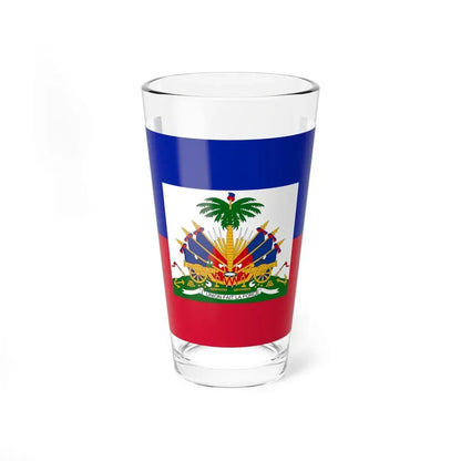 Flag of Haiti 1859-1964 3-2 (Haiti) Pint Glass 16oz 16oz - Go Mug Yourself