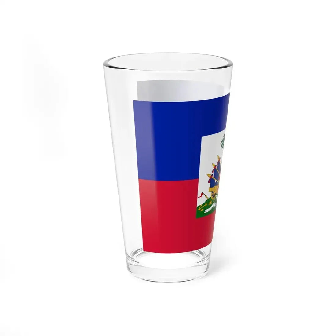 Flag of Haiti 1859-1964 3-2 (Haiti) Pint Glass 16oz - Go Mug Yourself