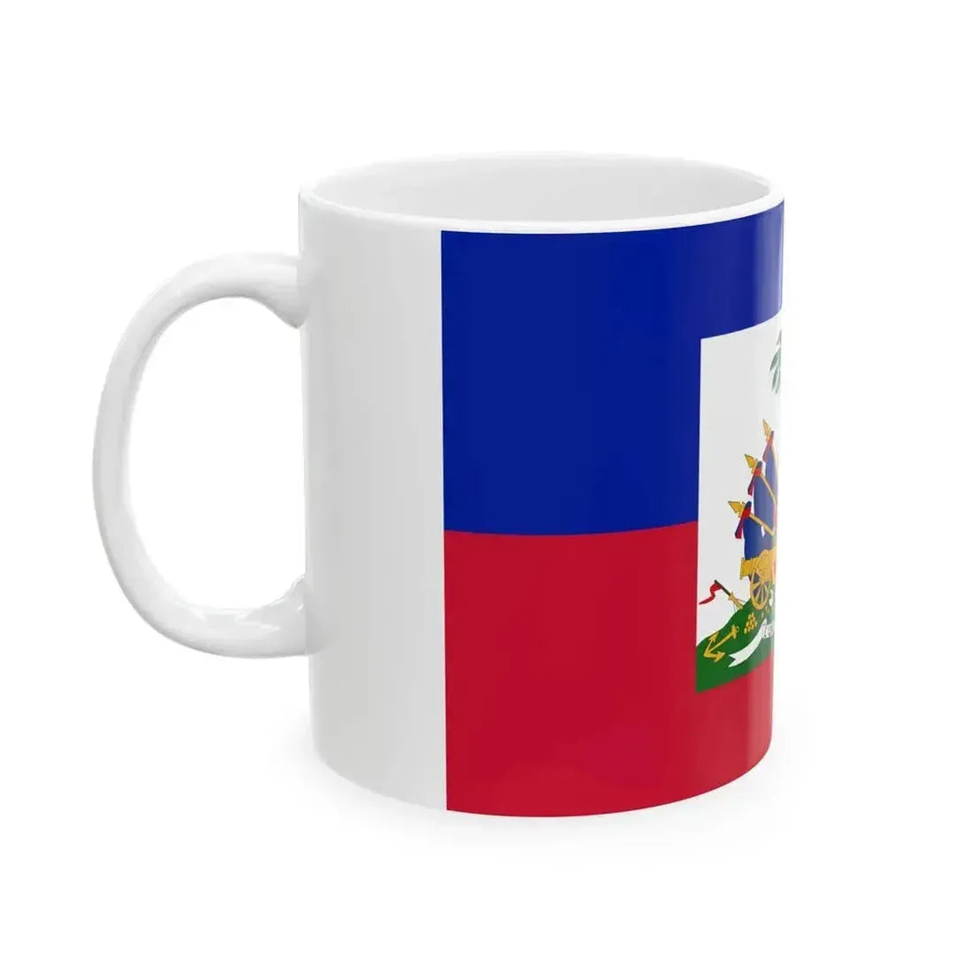 Flag of Haiti 1859-1964 3-2 (Haiti) White Coffee Mug - Go Mug Yourself