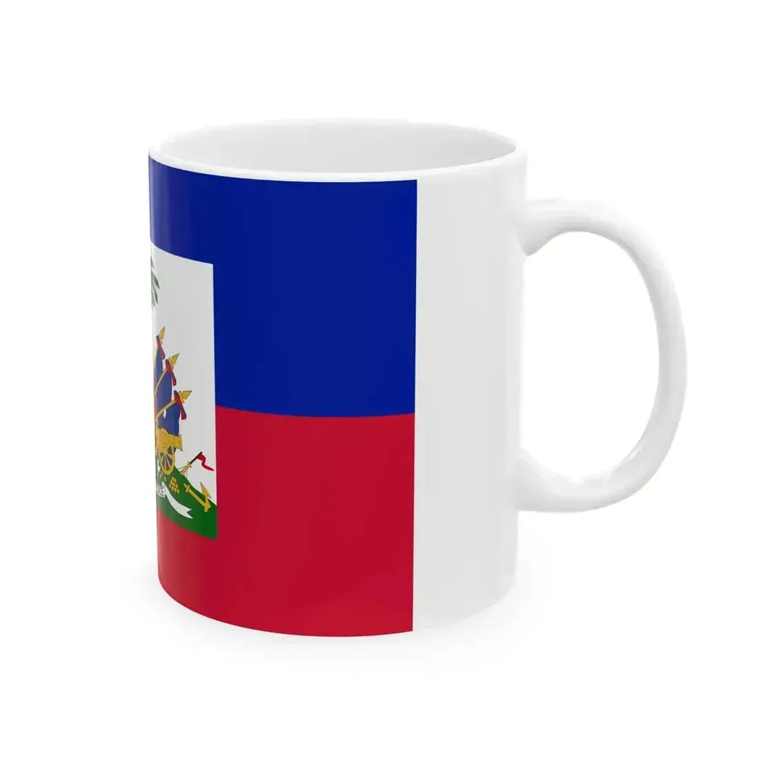 Flag of Haiti 1859-1964 3-2 (Haiti) White Coffee Mug - Go Mug Yourself