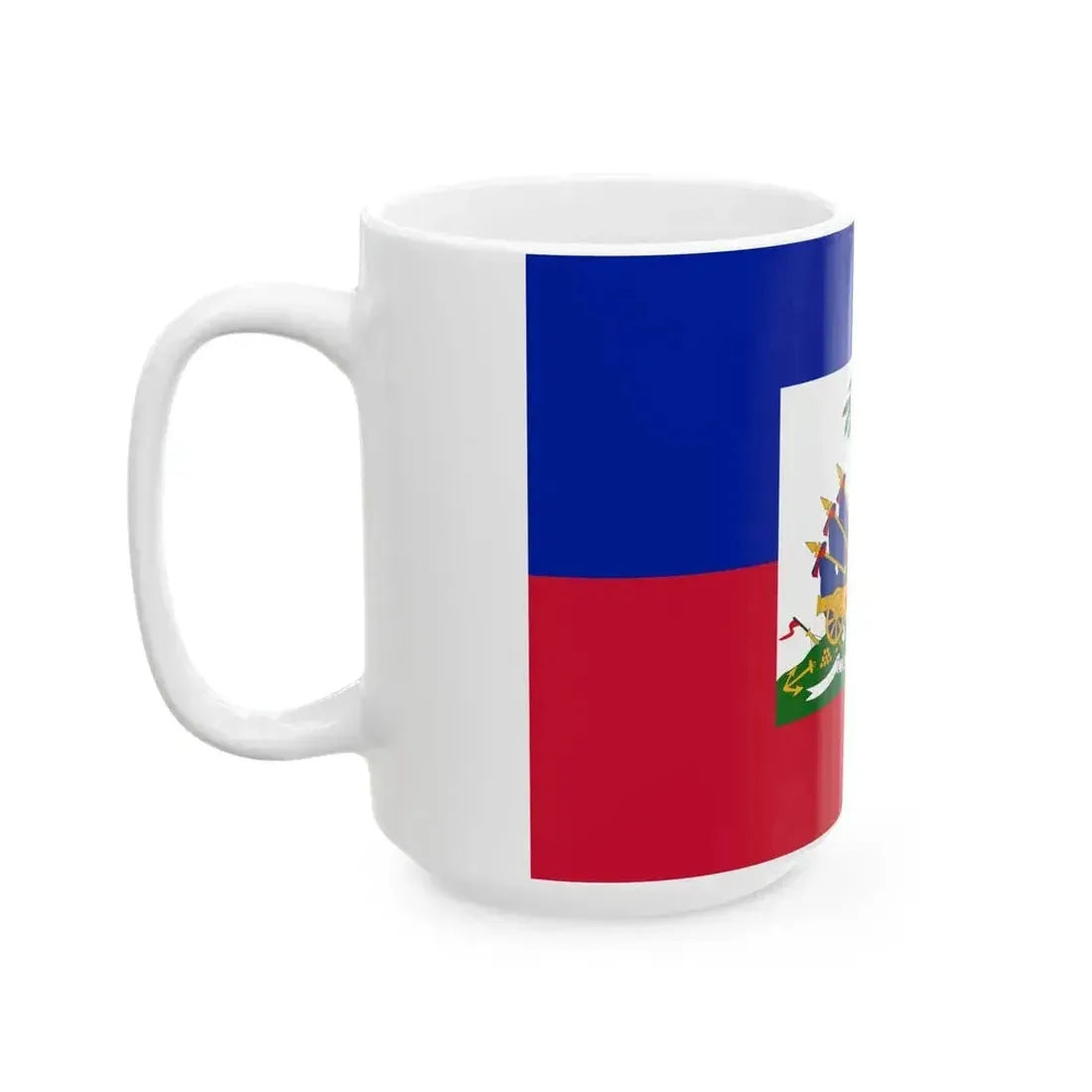 Flag of Haiti 1859-1964 3-2 (Haiti) White Coffee Mug - Go Mug Yourself