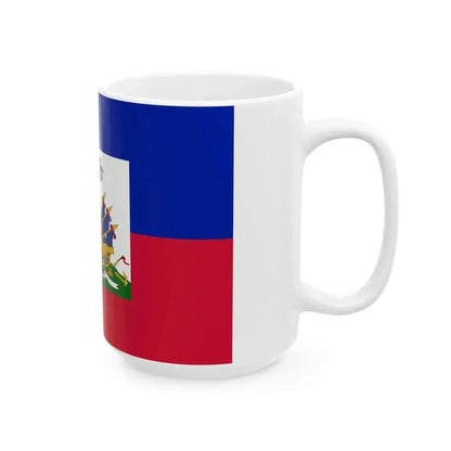 Flag of Haiti 1859-1964 3-2 (Haiti) White Coffee Mug - Go Mug Yourself