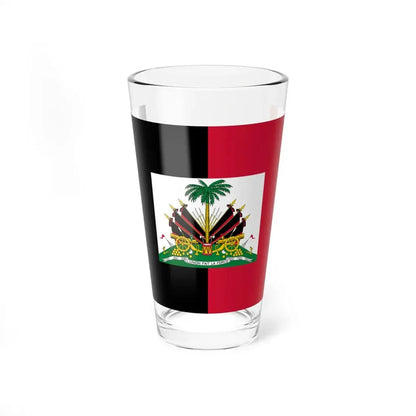 Flag of Haiti 1964-1986 3-2 (Haiti) Pint Glass 16oz 16oz - Go Mug Yourself