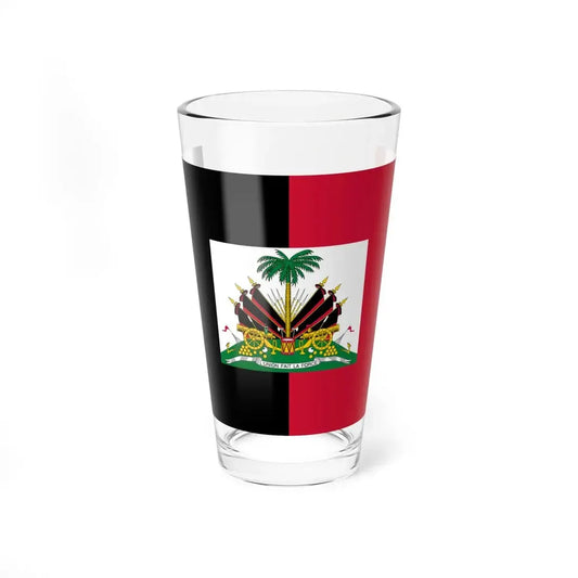 Flag of Haiti 1964-1986 3-2 (Haiti) Pint Glass 16oz 16oz - Go Mug Yourself