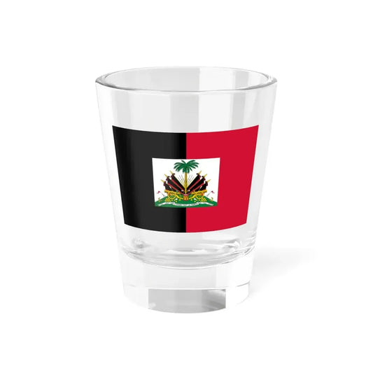 Flag of Haiti 1964-1986 3-2 (Haiti) Shot Glass 1.5oz 1.5oz - Go Mug Yourself