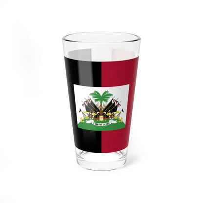 Flag of Haiti 1964-1986 - Alternative version (Haiti) Pint Glass 16oz 16oz - Go Mug Yourself