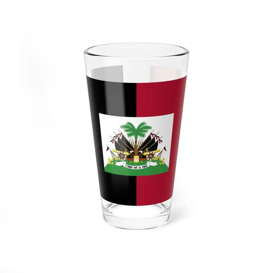 Flag of Haiti 1964-1986 - Alternative version (Haiti) Pint Glass 16oz 16oz - Go Mug Yourself