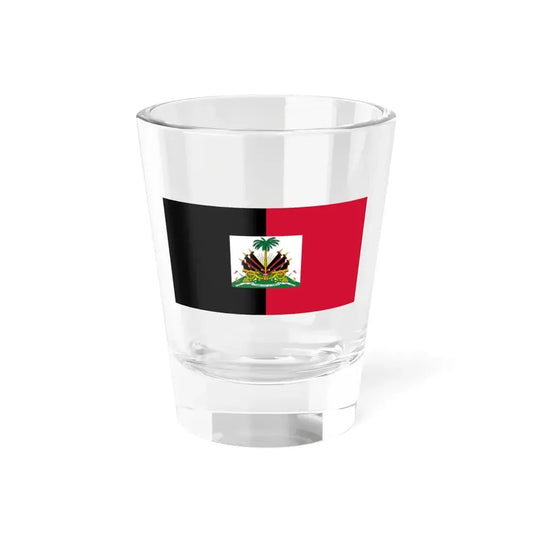 Flag of Haiti 1964-1986 (Haiti) Shot Glass 1.5oz 1.5oz - Go Mug Yourself