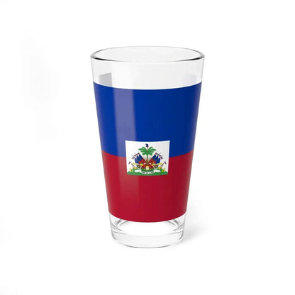 Flag of Haiti alternative version (Haiti) Pint Glass 16oz 16oz - Go Mug Yourself